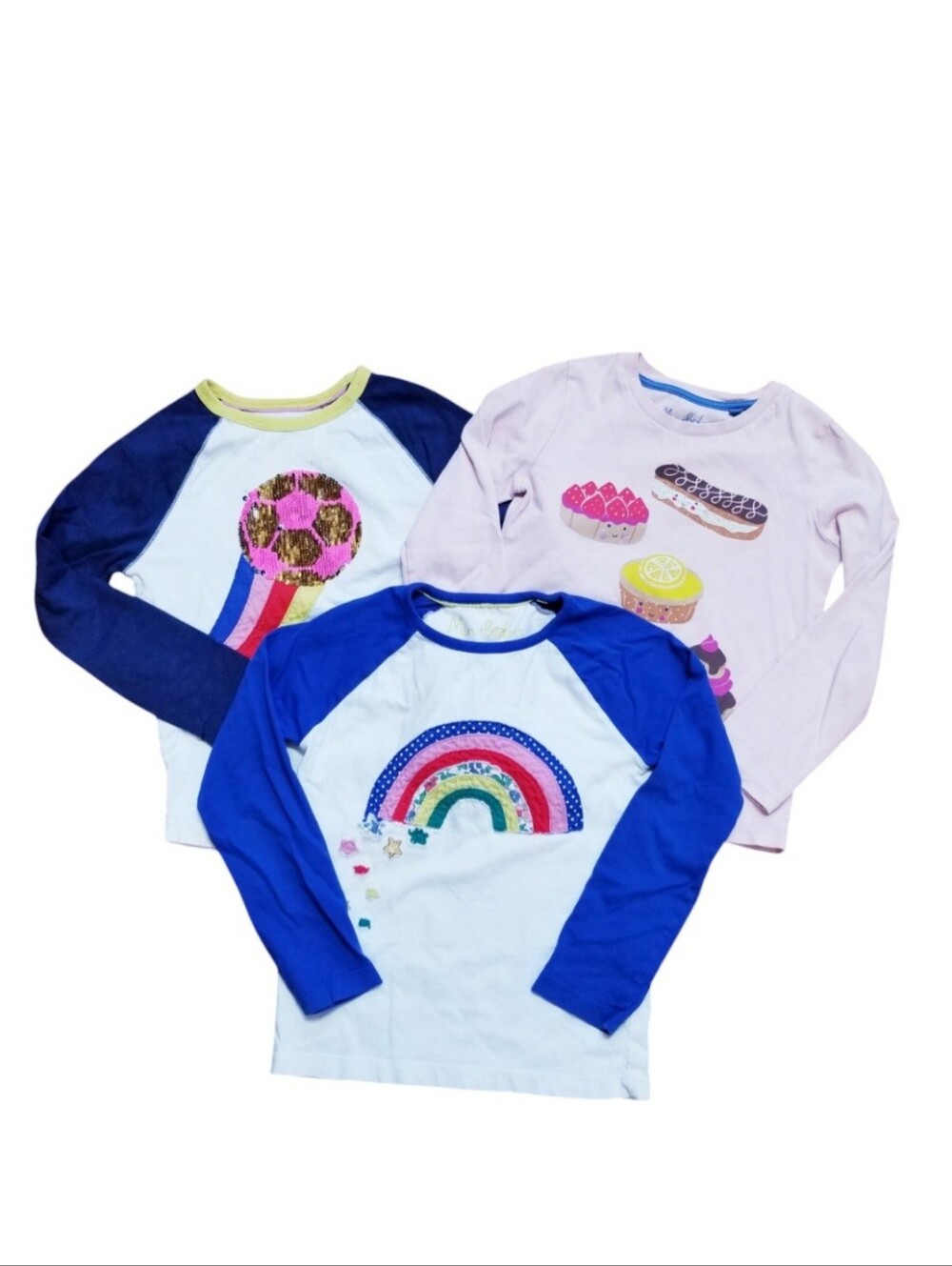 Boden Long-Sleeve Graphic Tees 7-8y